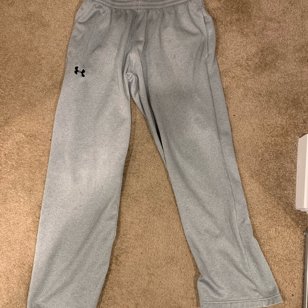 Under Armor Gray Drawstring Loose Sweatpants Grey Joggers